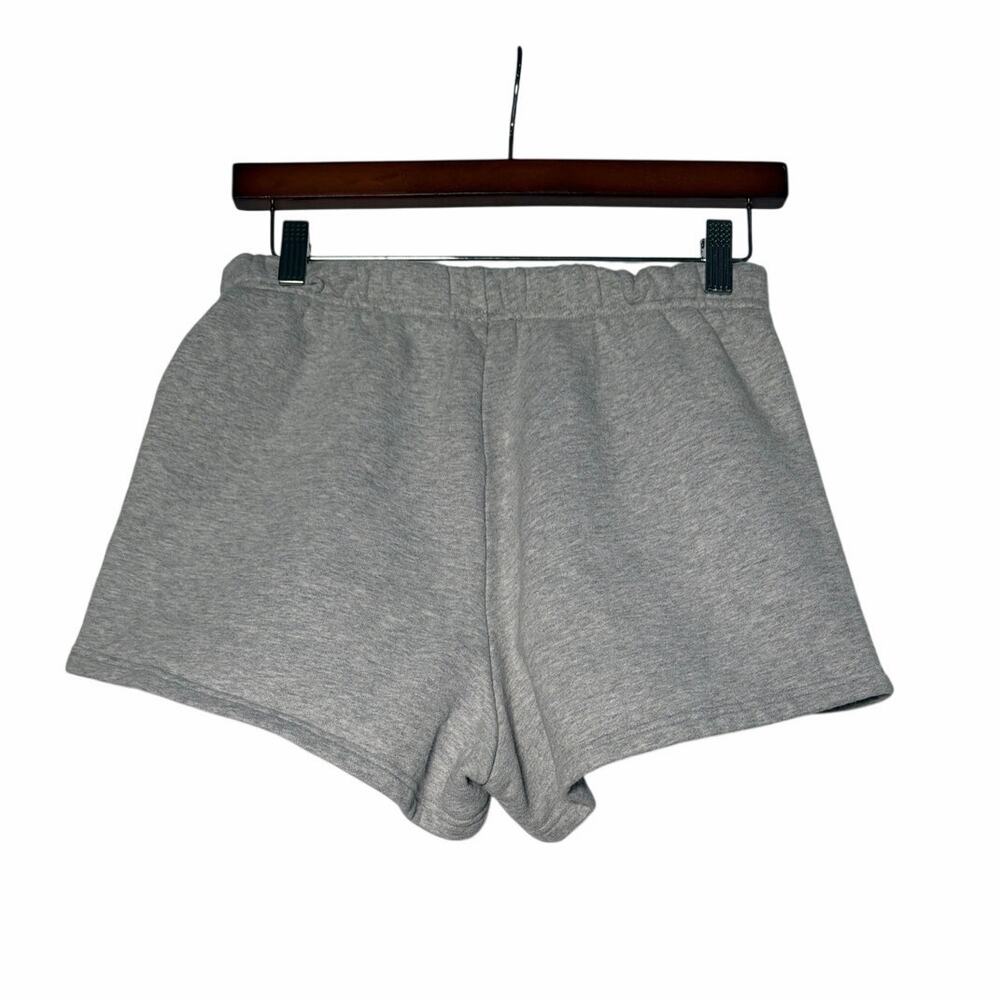 TNA Cozy Fleece Shorts Women Gray S HR Sweat Casual Lounge Streetwear Athleisure - Picture 2 of 5